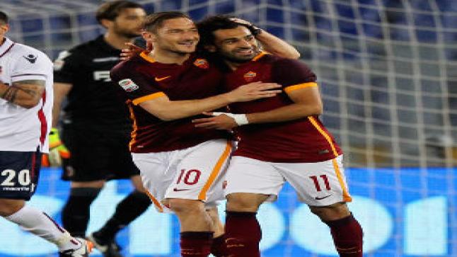 روما يقسو برباعية نظيفة على نادي أسترا الروماني وصلاح يسجل ويتألق