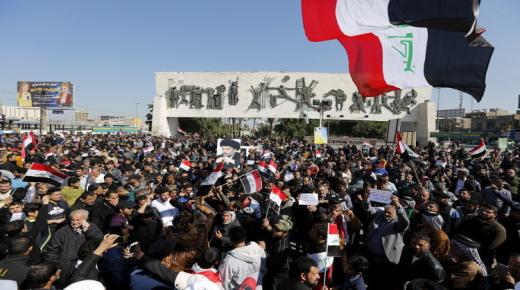مظاهرات في بغداد تنديدا بالفساد بقيادة مقتدى الصدر