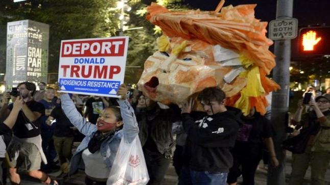 تواصل الإحتجاجات ضد ترامب في أميركا لليوم الثاني على التوالي