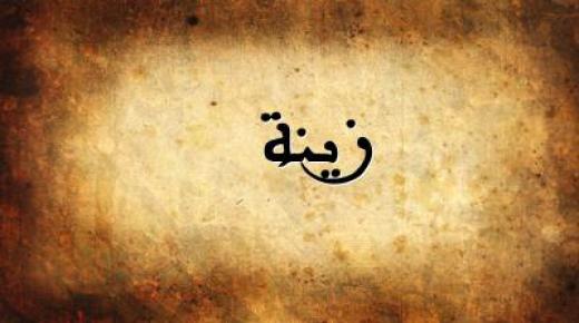 معنى اسم زينة داخل قاموس المعاني