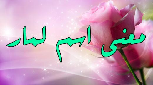 معنى اسم لمار في اللغة العربية