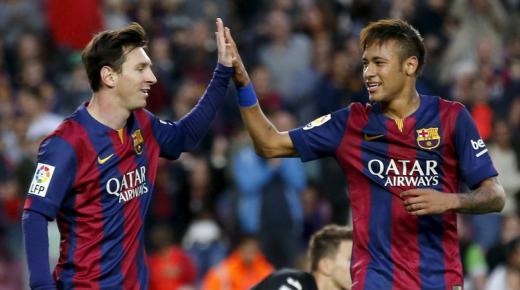 نجما برشلونة ميسي ونيمار تحت رادار إدارة نادي مانشستر سيتي