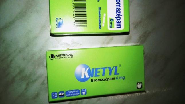 نشرة أقراص كيتيل KIETYL لمعالجة الأمراض النفسية