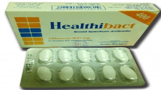 نشرة أقراص هيلثيباكت Healthibact مضاد حيوي واسع المجال