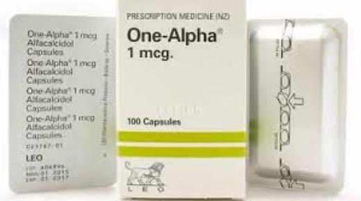 ون ألفا One Alpha لعلاج نقص المعادن والكالسيوم