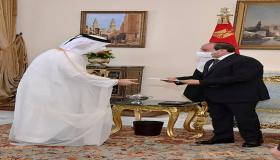 يدعو الرئيس السيسي أمير قطر لزيارة مصر لحل القضايا العالقة